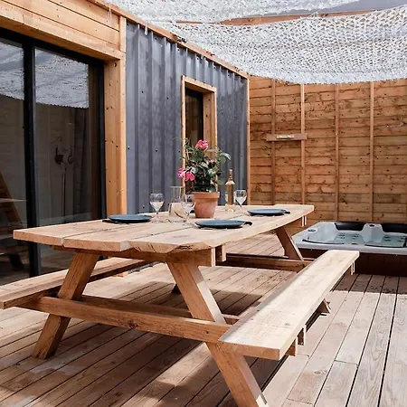 Les Tiny D'aureilhan Avec Jacuzzi Privatif Tatil Evi *