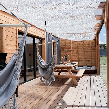 Les Tiny D'aureilhan Avec Jacuzzi Privatif Tatil Evi *